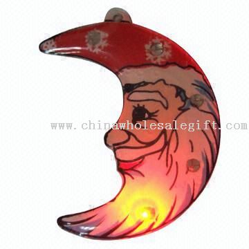 Magic LED Flashing Pin/Badge